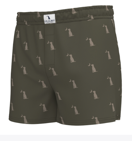 Cedar Dog & Moon Boxer Shorts LB LOCAL BOY OUTFITTER