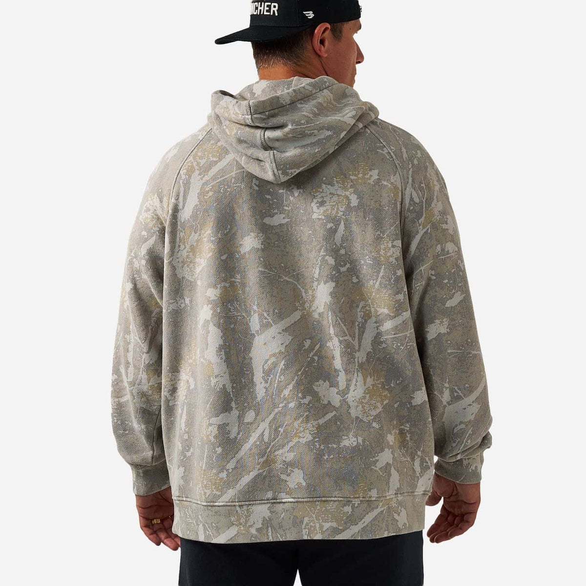 BURLEBO VINTAGE WASHED DRIFTER CAMO HOODIE BURLEBO