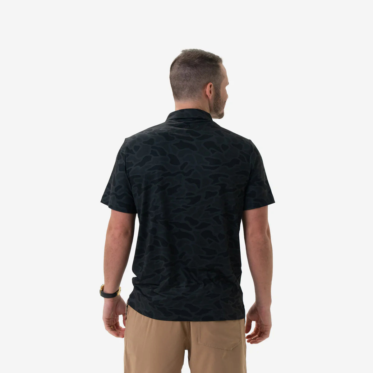 Burlebo Black Camo Performance Polo BURLEBO