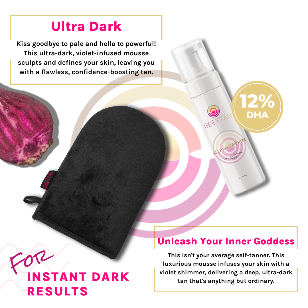 Beettan LLC - Self Tanning mousse- Deep Beet Bronze (Ultra DARK) Beettan LLC