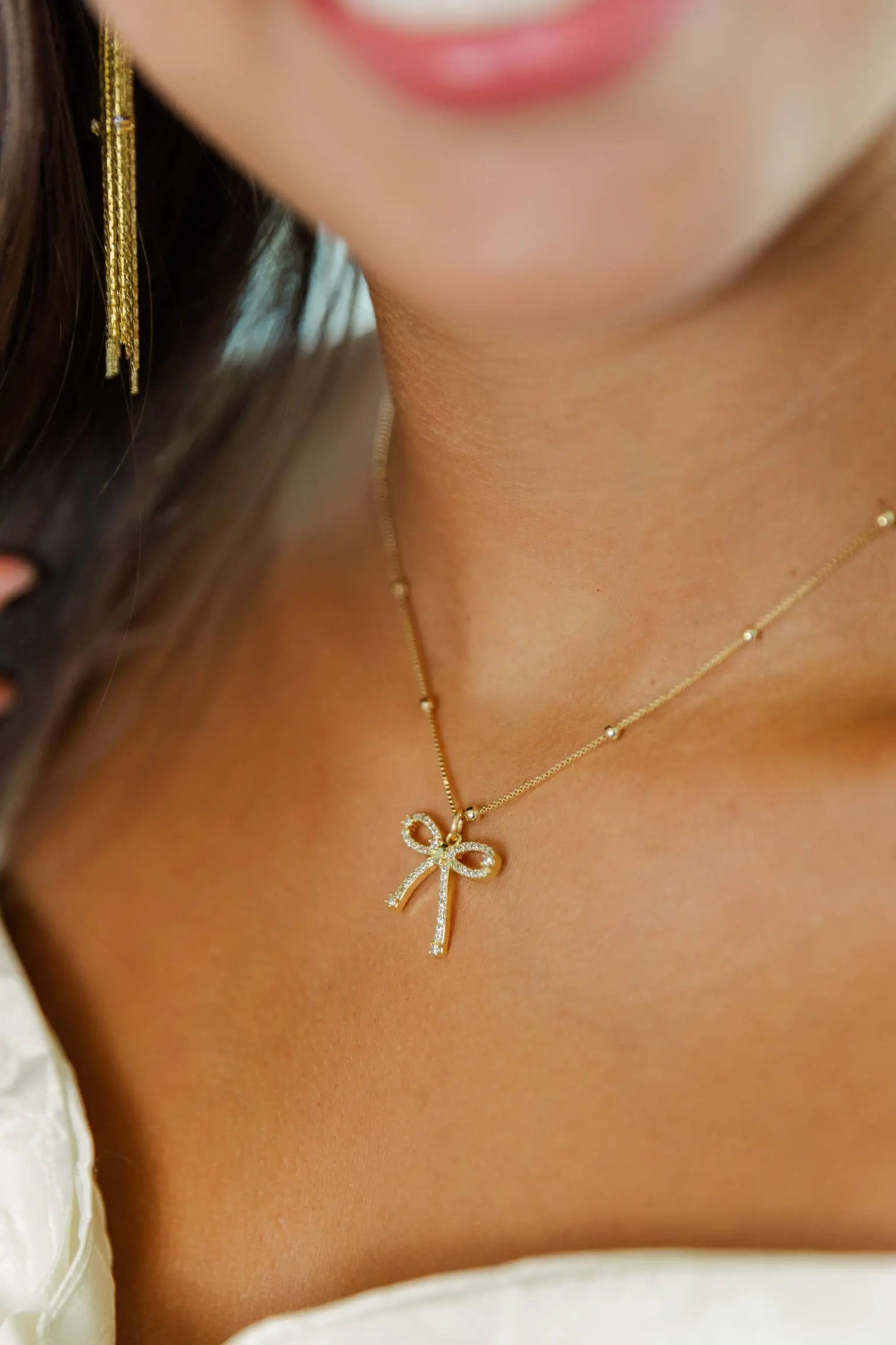 Taylor Shaye Designs - Isabella Bow Necklace Taylor Shaye Designs