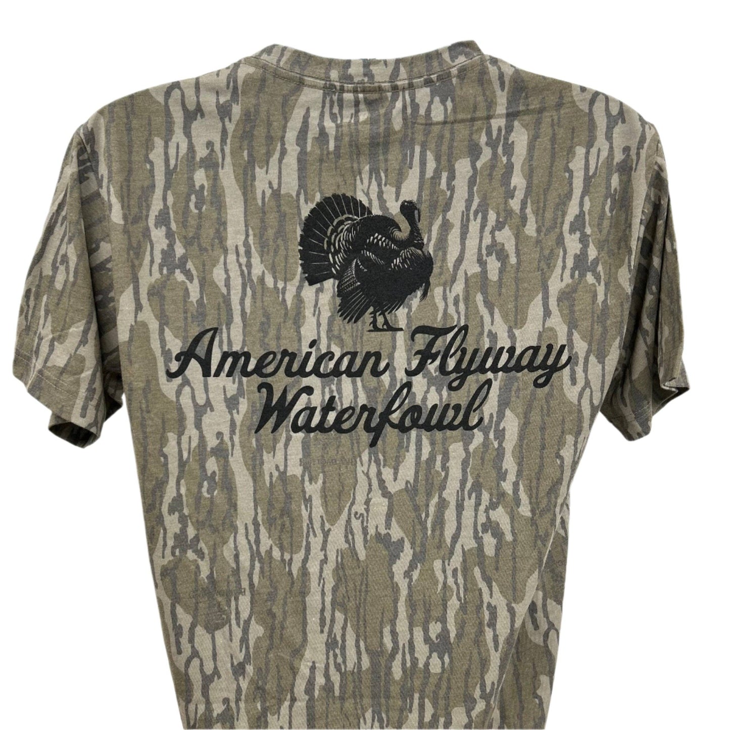 American Flyway Waterfowl - AFW Outdoors Turkey Mossy Oak Tee: Small American Flyway Waterfowl