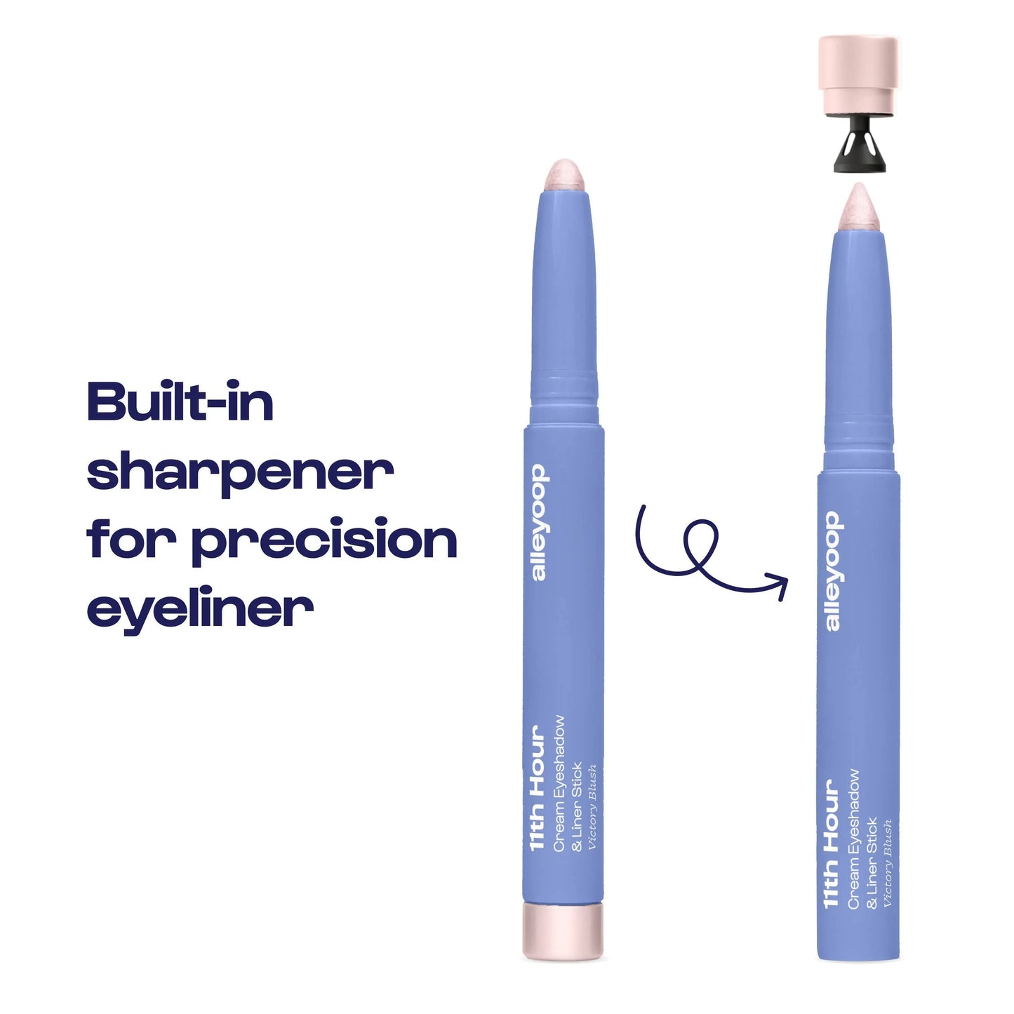 Alleyoop Makeup - 11th Hour Cream Eyeshadow & Liner Stick in Victory Blush Alleyoop Makeup