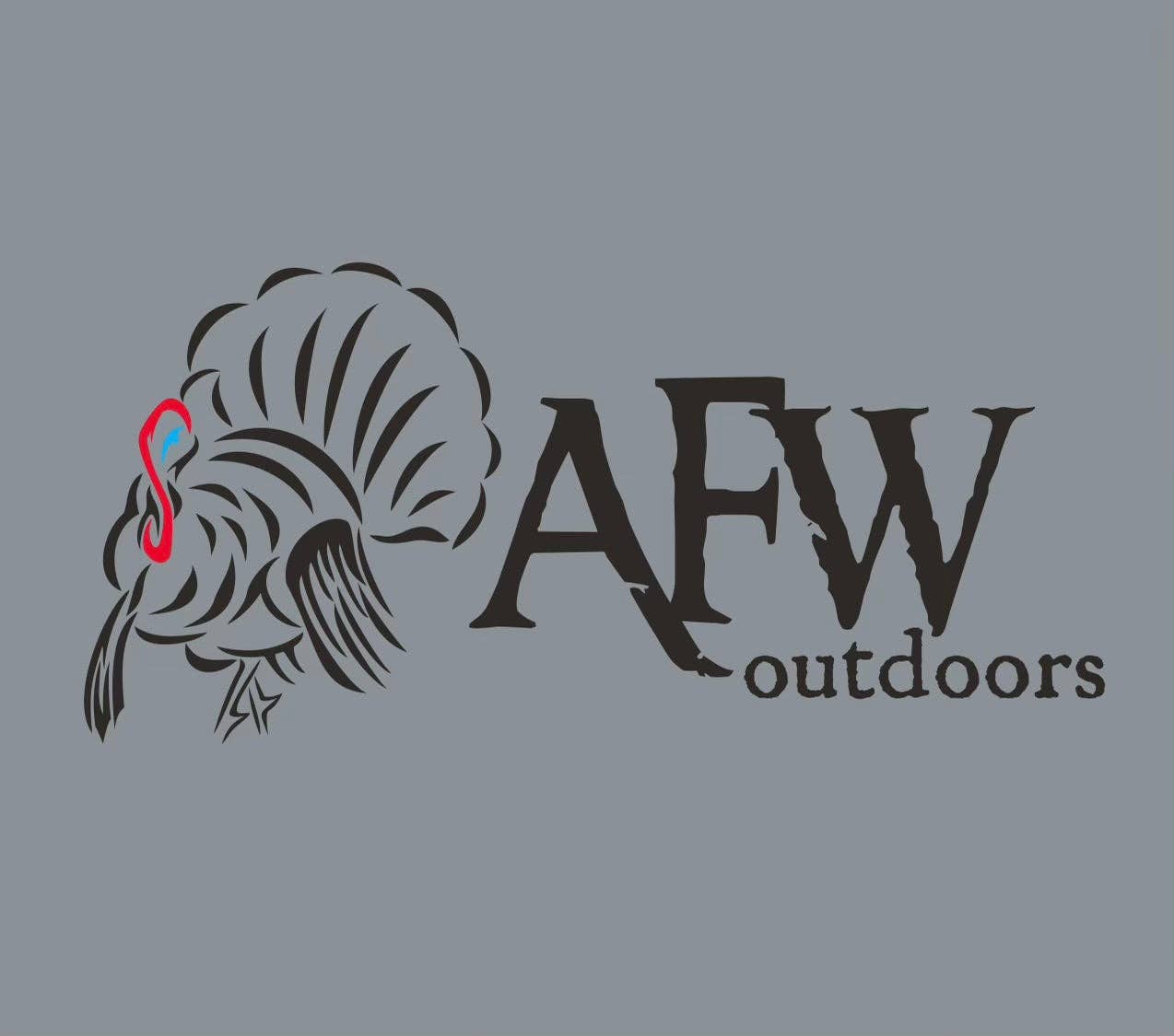 American Flyway Waterfowl - The Strutter Tee - Granite w/ Pocket: Small American Flyway Waterfowl