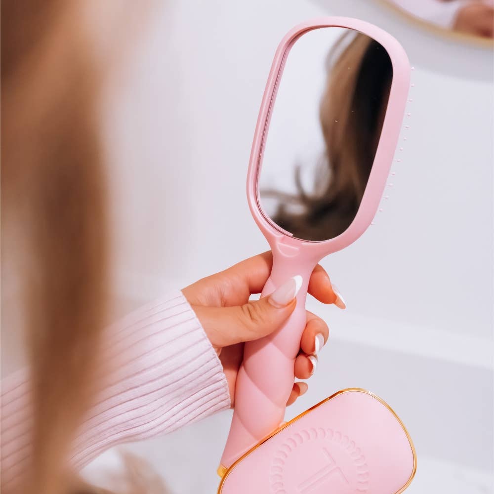 TELETIES - Detangler Brush | Bubblegum Pink | Medium TELETIES