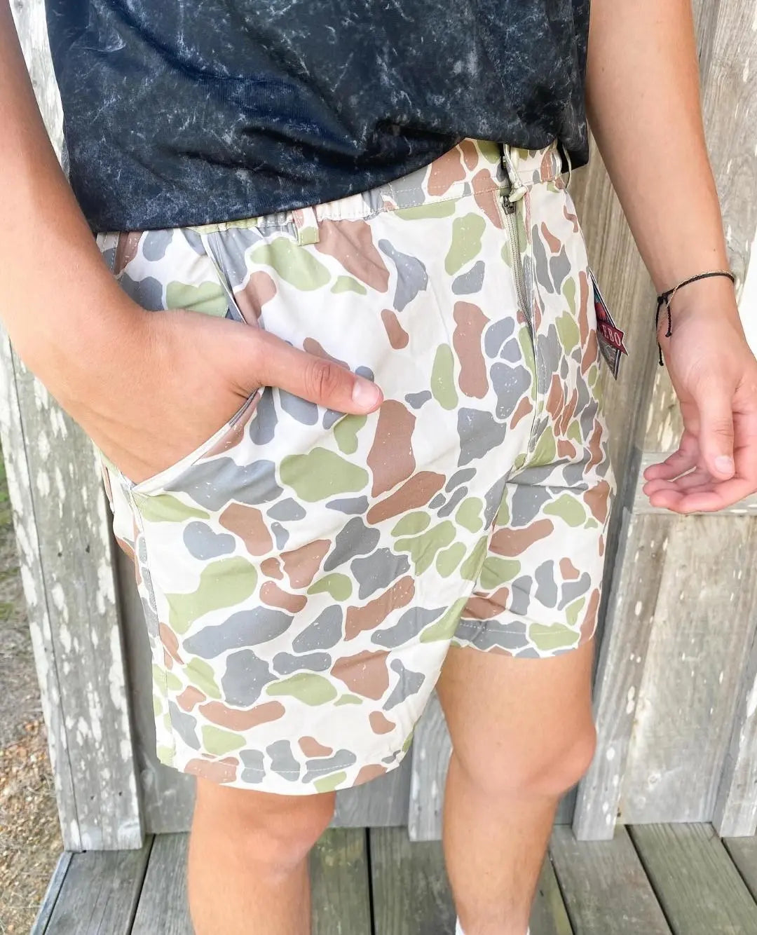 BURLEBO - Everyday Shorts - Driftwood Camo BURLEBO