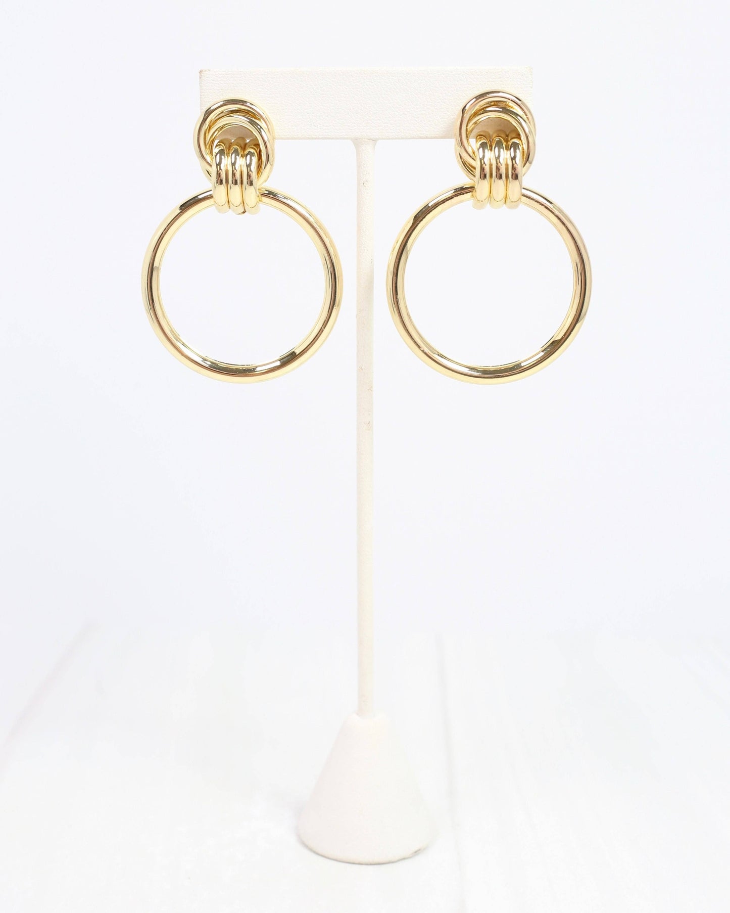 Caroline Hill - Freddie Drop Earring Gold: Default Caroline Hill