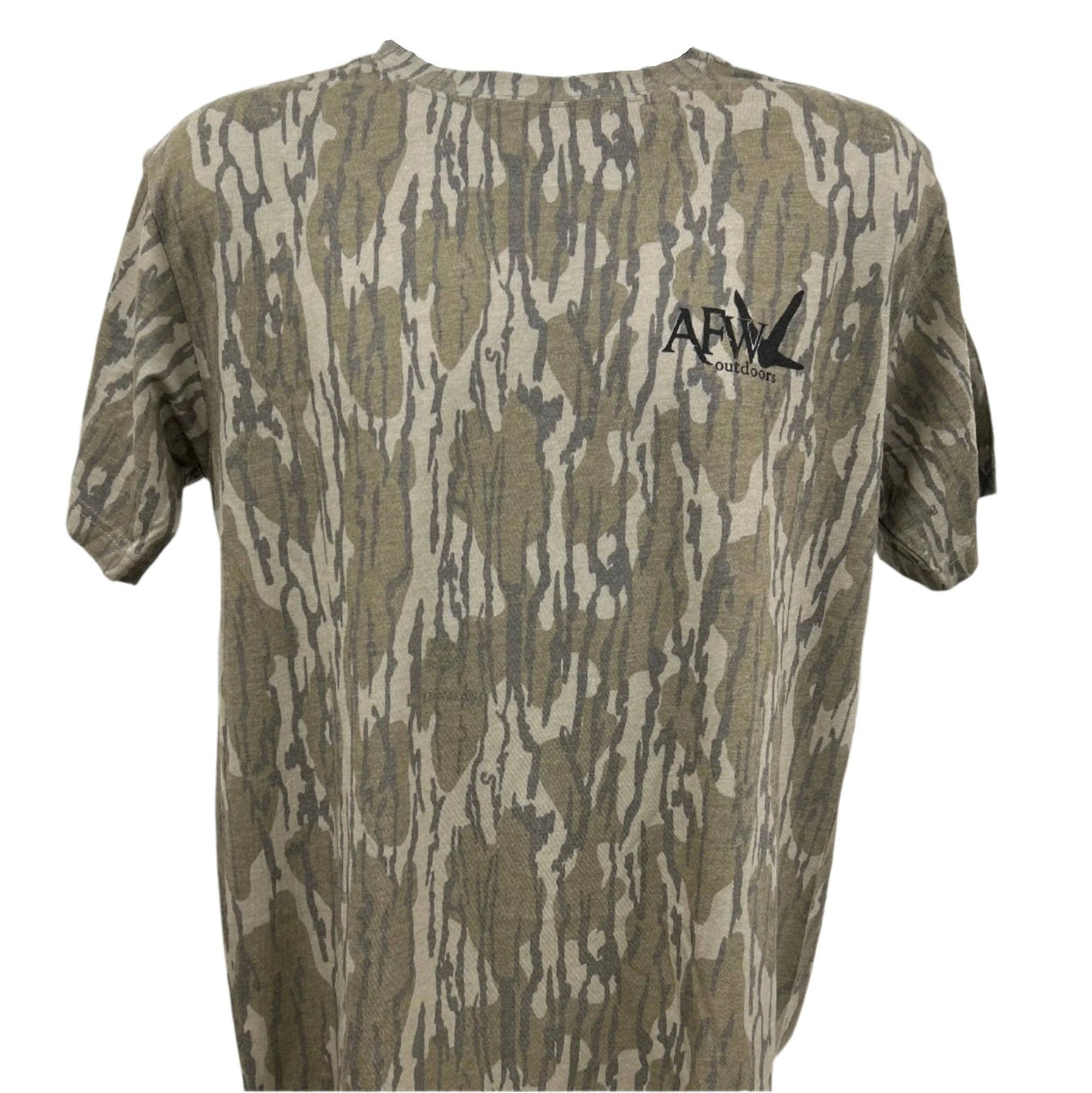 American Flyway Waterfowl - AFW Outdoors Turkey Mossy Oak Tee: Small American Flyway Waterfowl