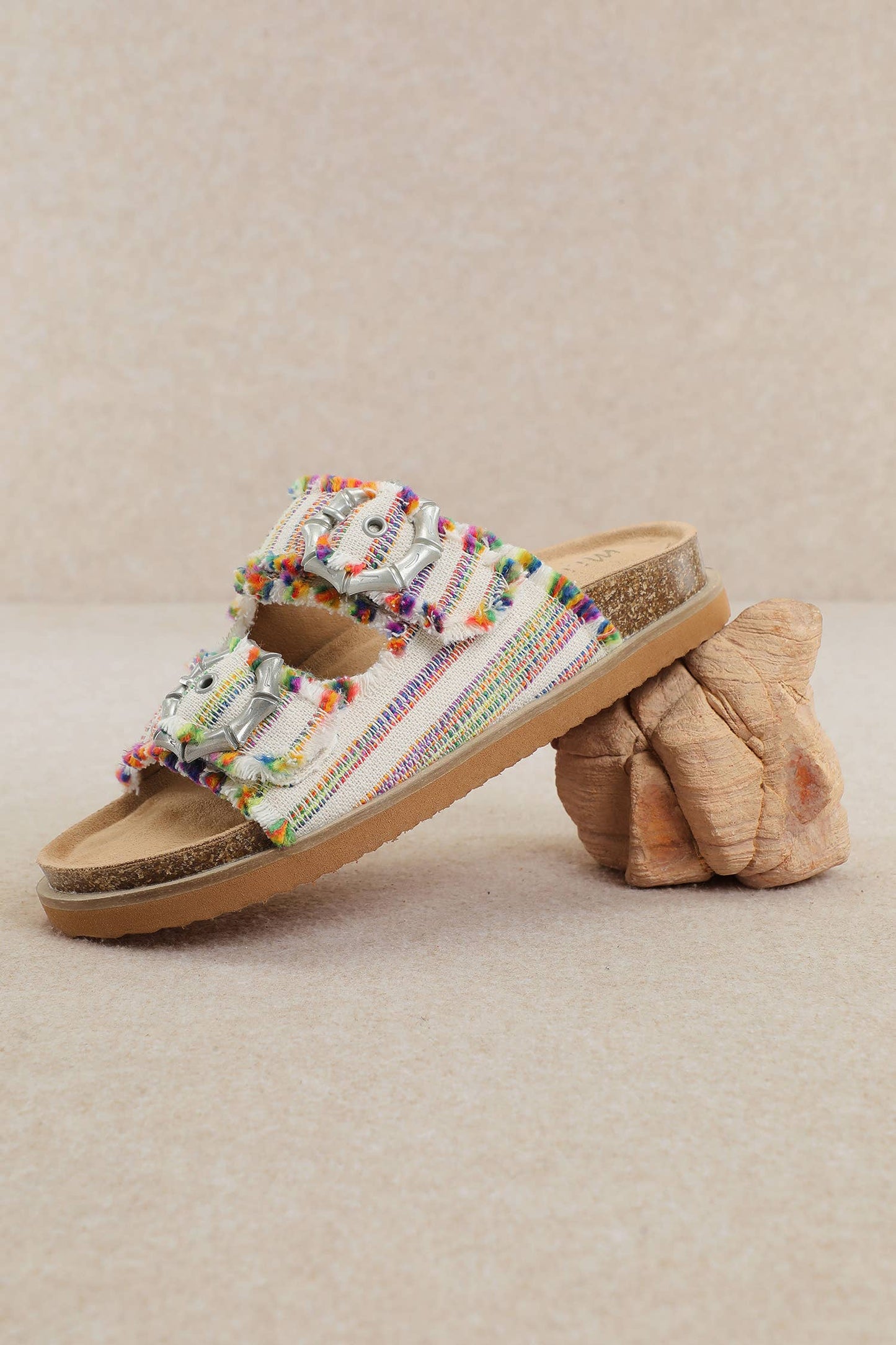 MI.IM Multi Color Tatum Sandals Let's See Style