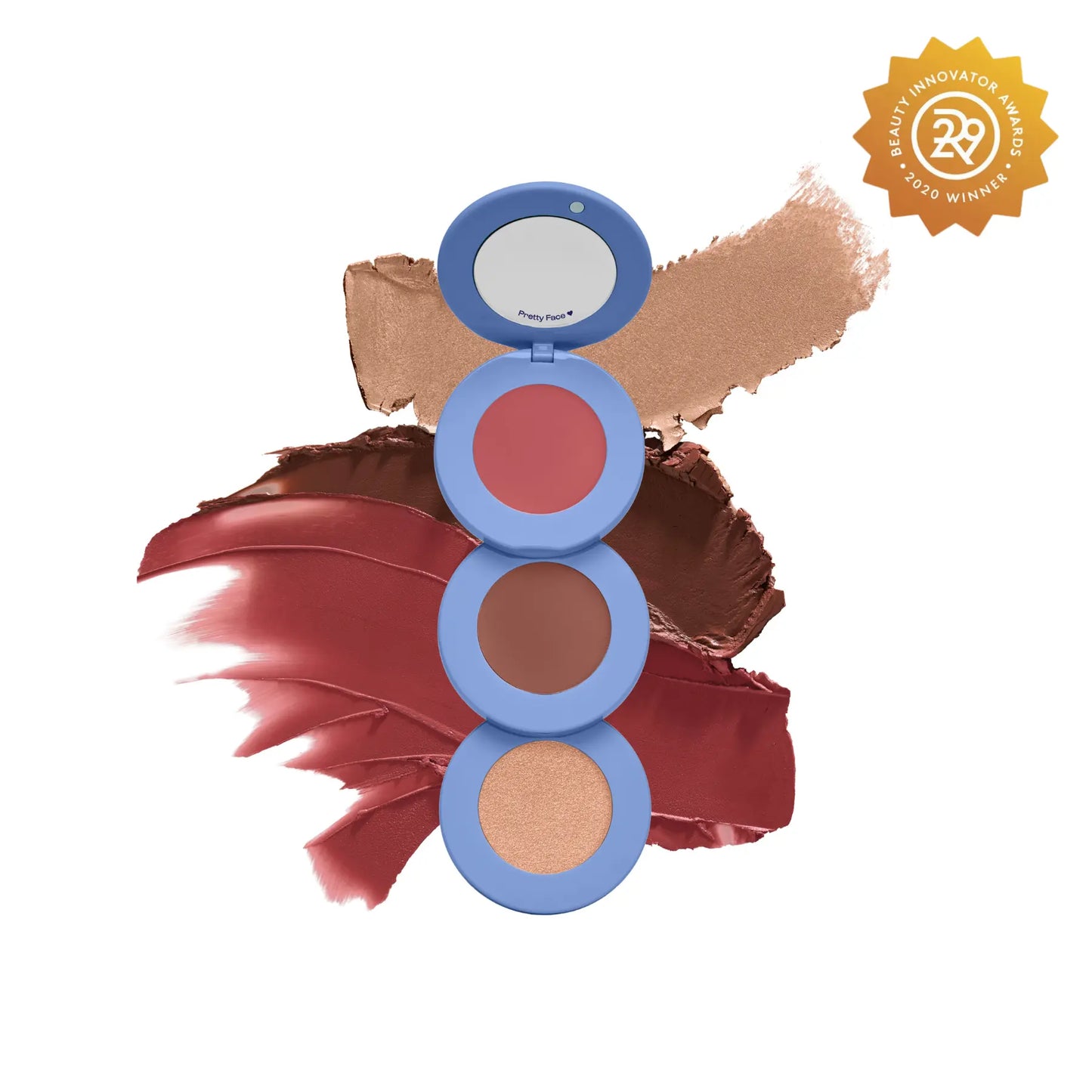 Alleyoop Makeup - Stack the Odds Blush/ Bronzer/ Highlighter in Sassy Pants: Sassy Pants Alleyoop Makeup