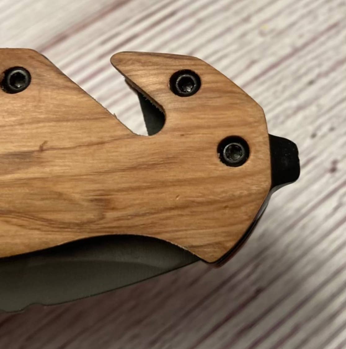 Quail Tail Laser Art - Don't Tread On Me Knife Quail Tail Laser Art