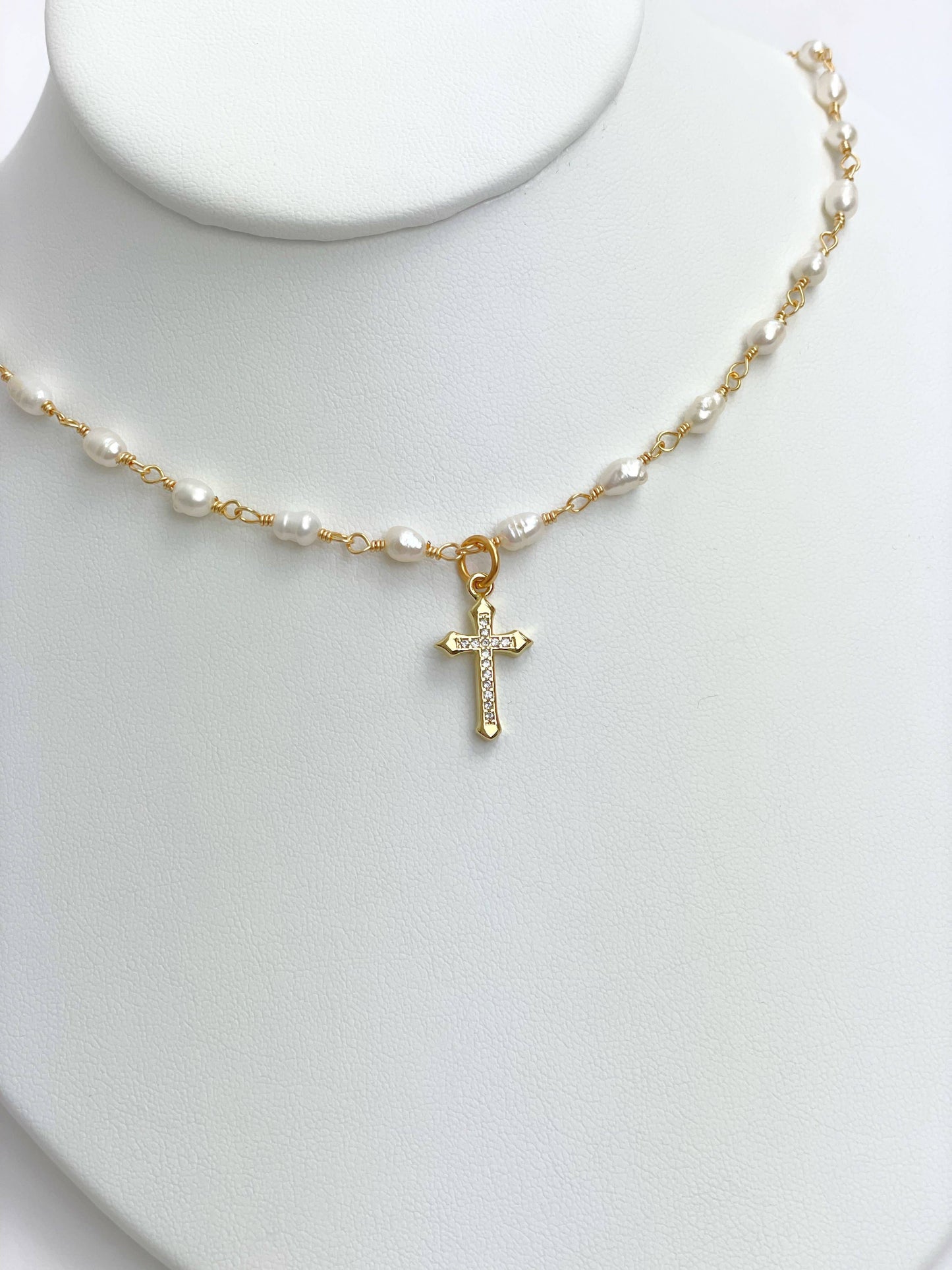 Taylor Shaye Designs - Jacee Cross Necklace Taylor Shaye Designs