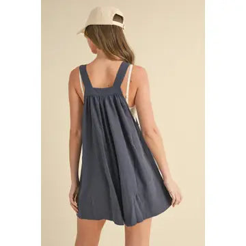 IVE PARISIAN LINEN OVERALL ROMPER IVE
