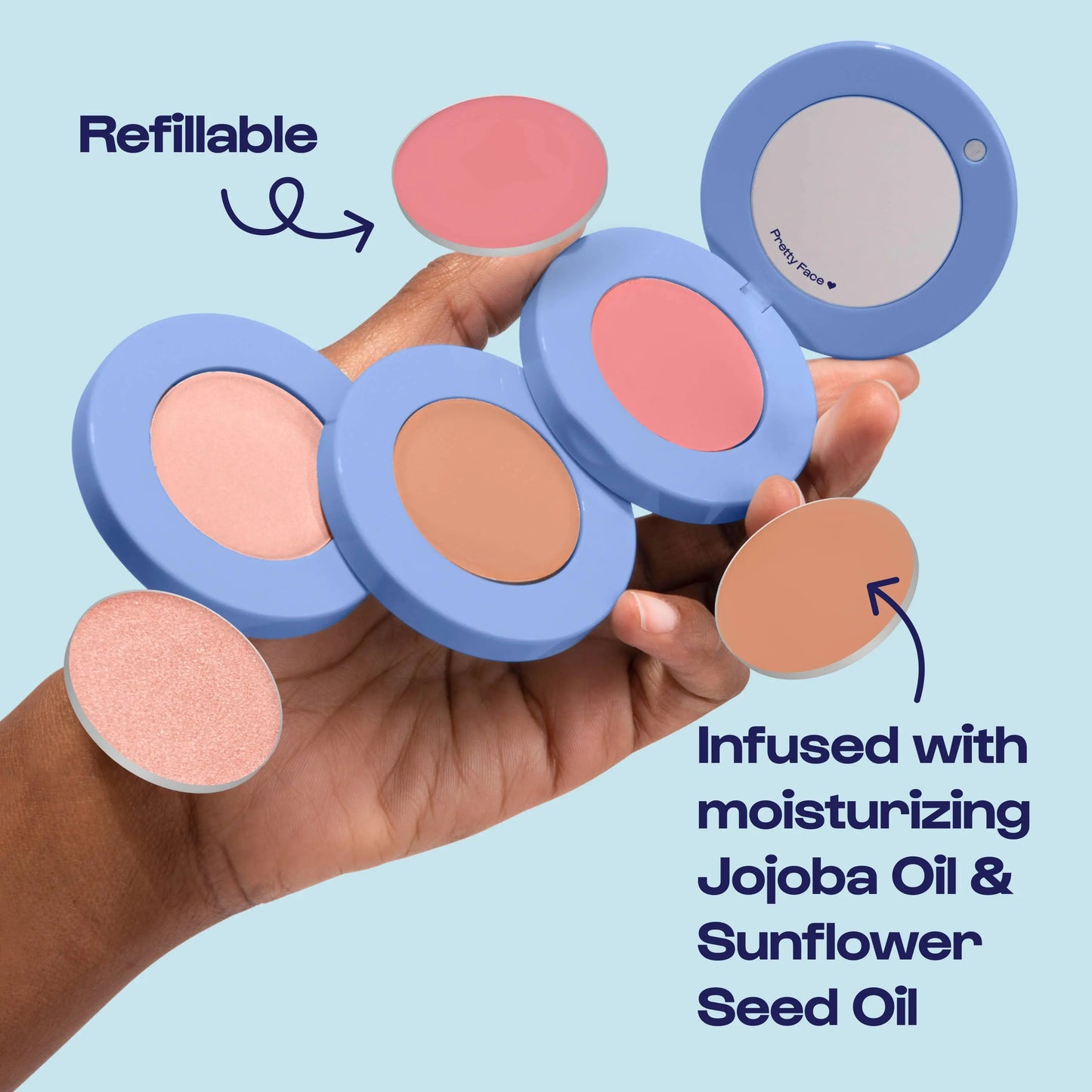 Alleyoop Makeup - Stack the Odds Blush/ Bronzer/ Highlighter in Sassy Pants: Sassy Pants Alleyoop Makeup