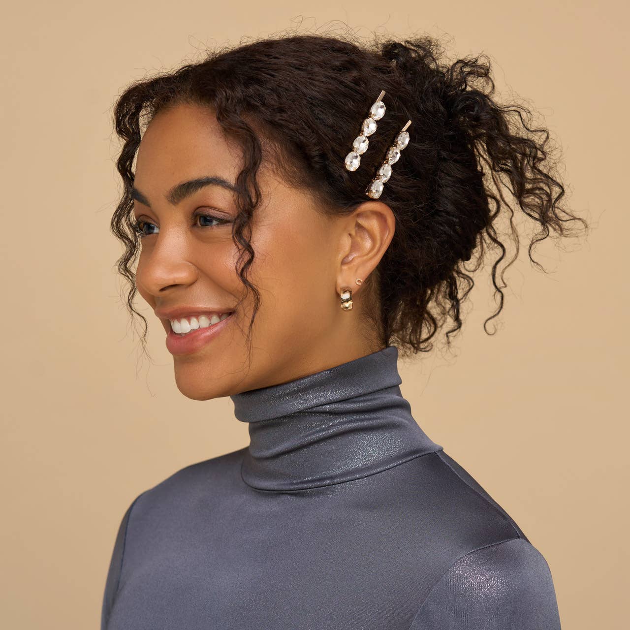 KITSCH - Holiday Gemstone Bobby Pins 2pc Set KITSCH