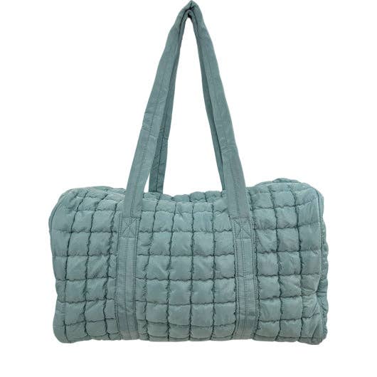 Girlie Girl Originals - GZ-2812 Puffer Quilted Duffle Haze Blue Girlie Girl Originals