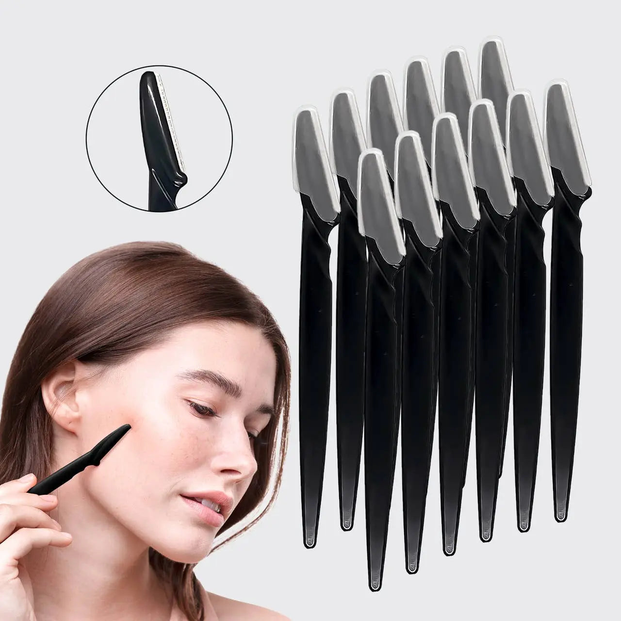 KITSCH - Dermaplaner 12 pack - Black KITSCH