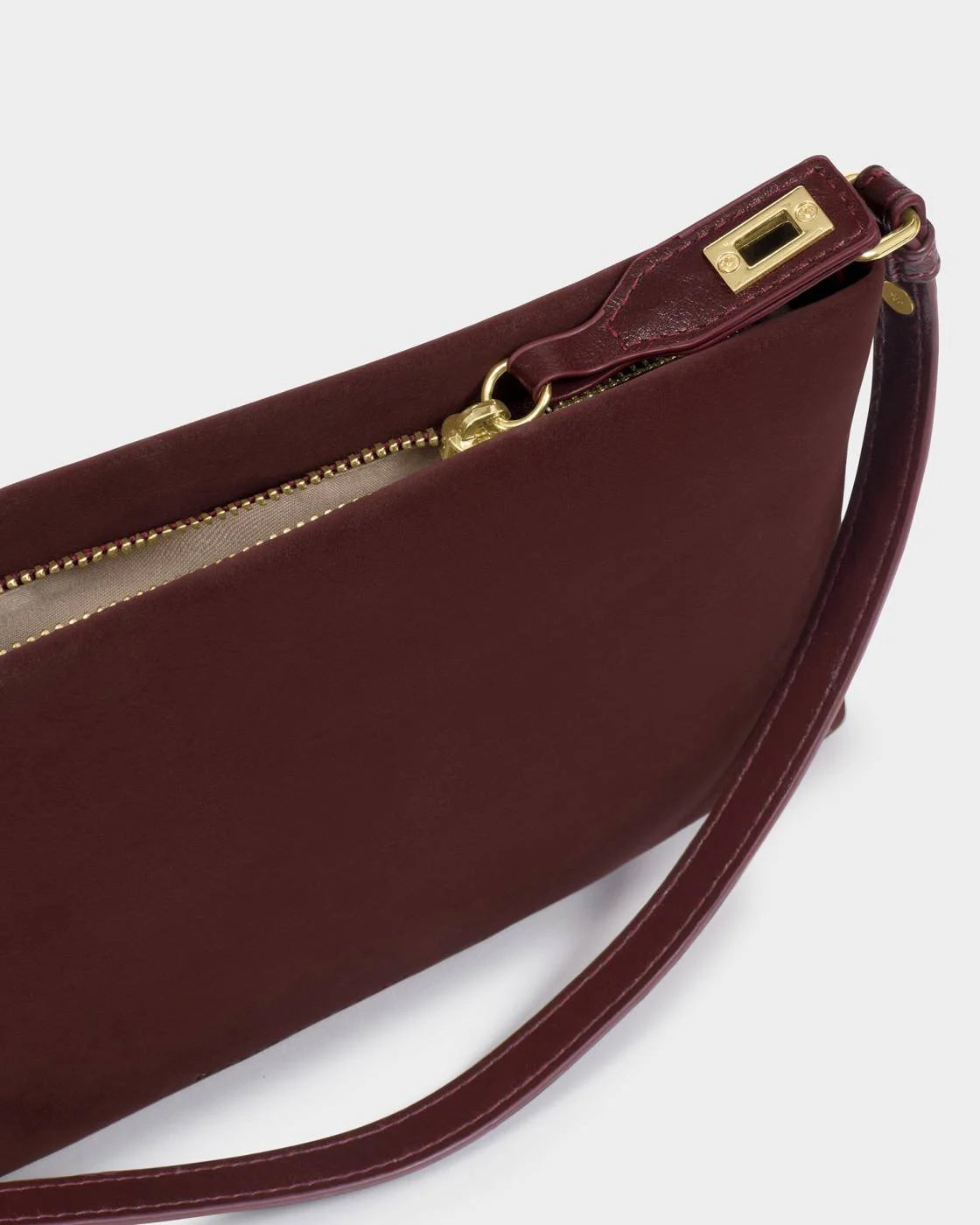 Katie Loxton Orin Twist Lock Suedette Small Shoulder Bag KATIE LOXTON