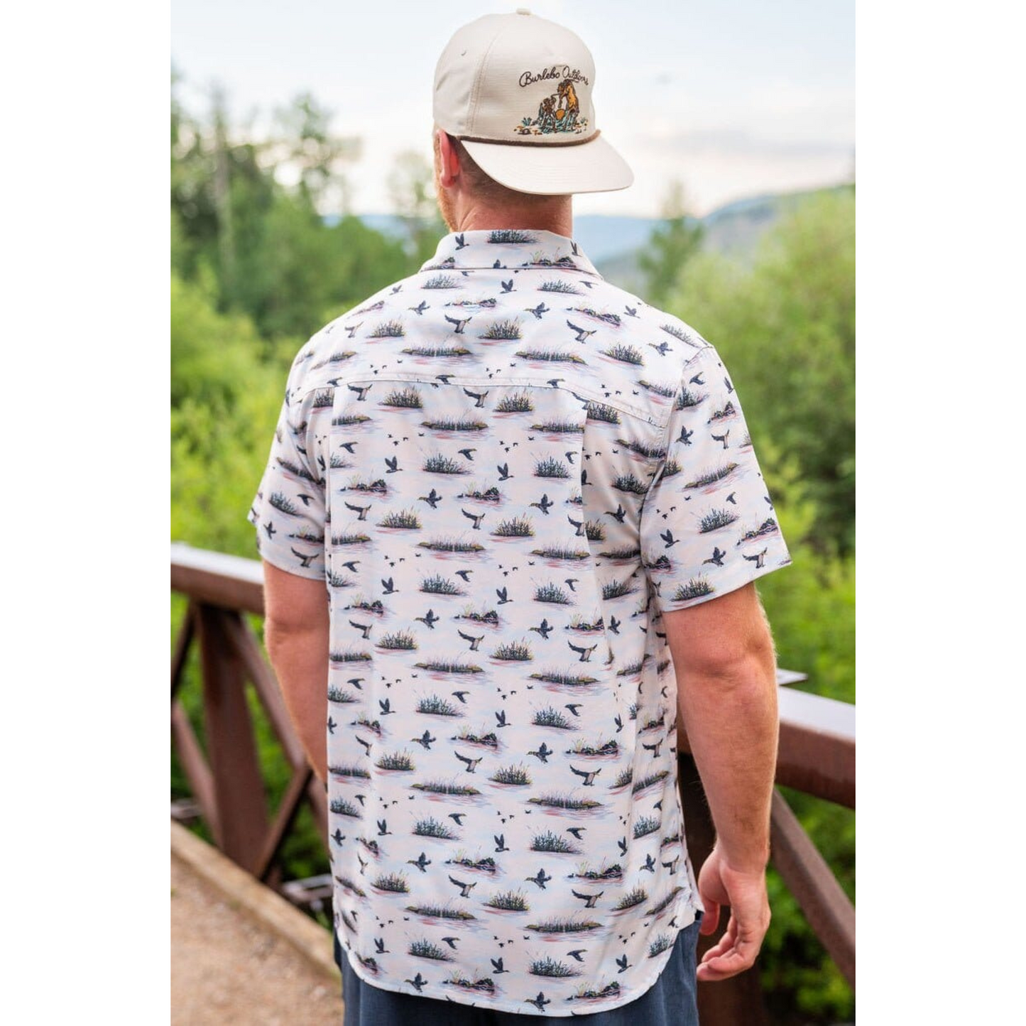 Burlebo DUCK HUNT Performance Button Up Shirt BURLEBO