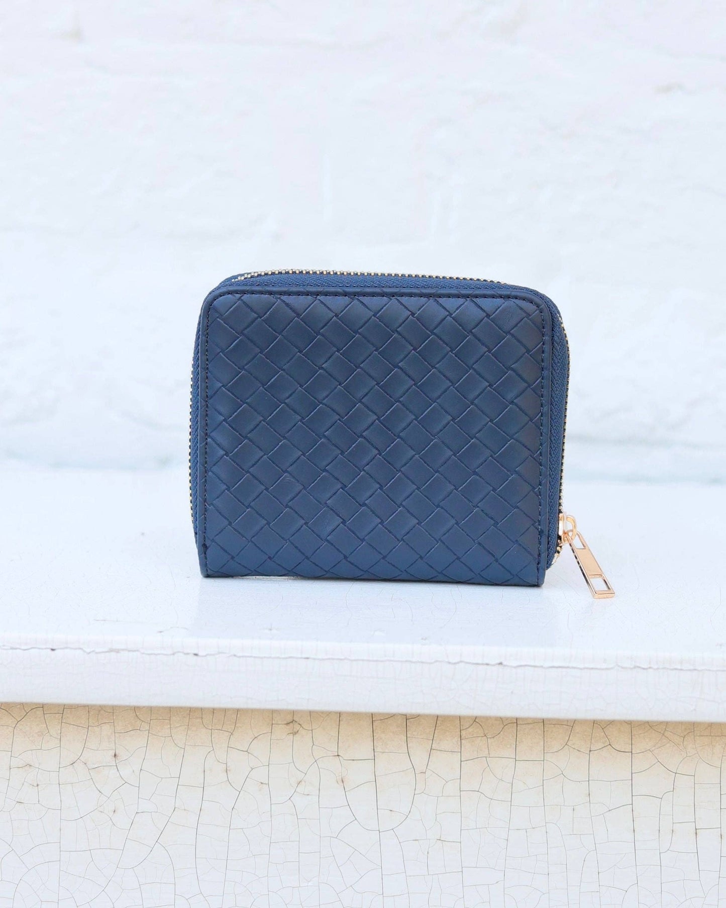 Caroline Hill - Blakely Wallet Woven Navy: Default Caroline Hill