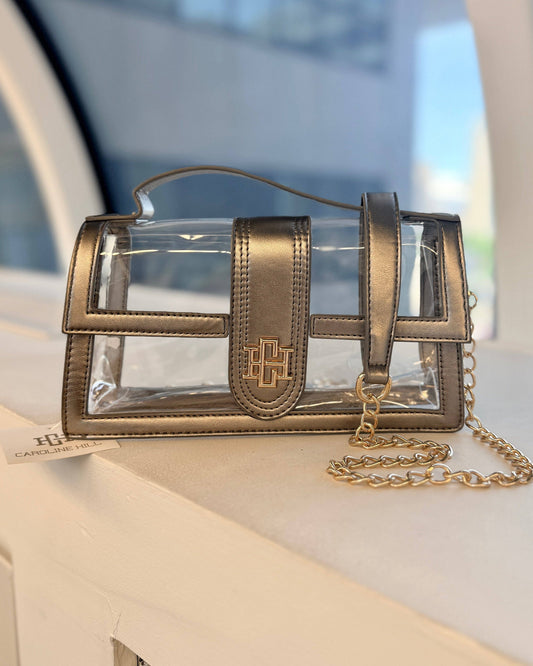 Caroline Hill - Grace Clear Bag Black Pearl: Default Caroline Hill