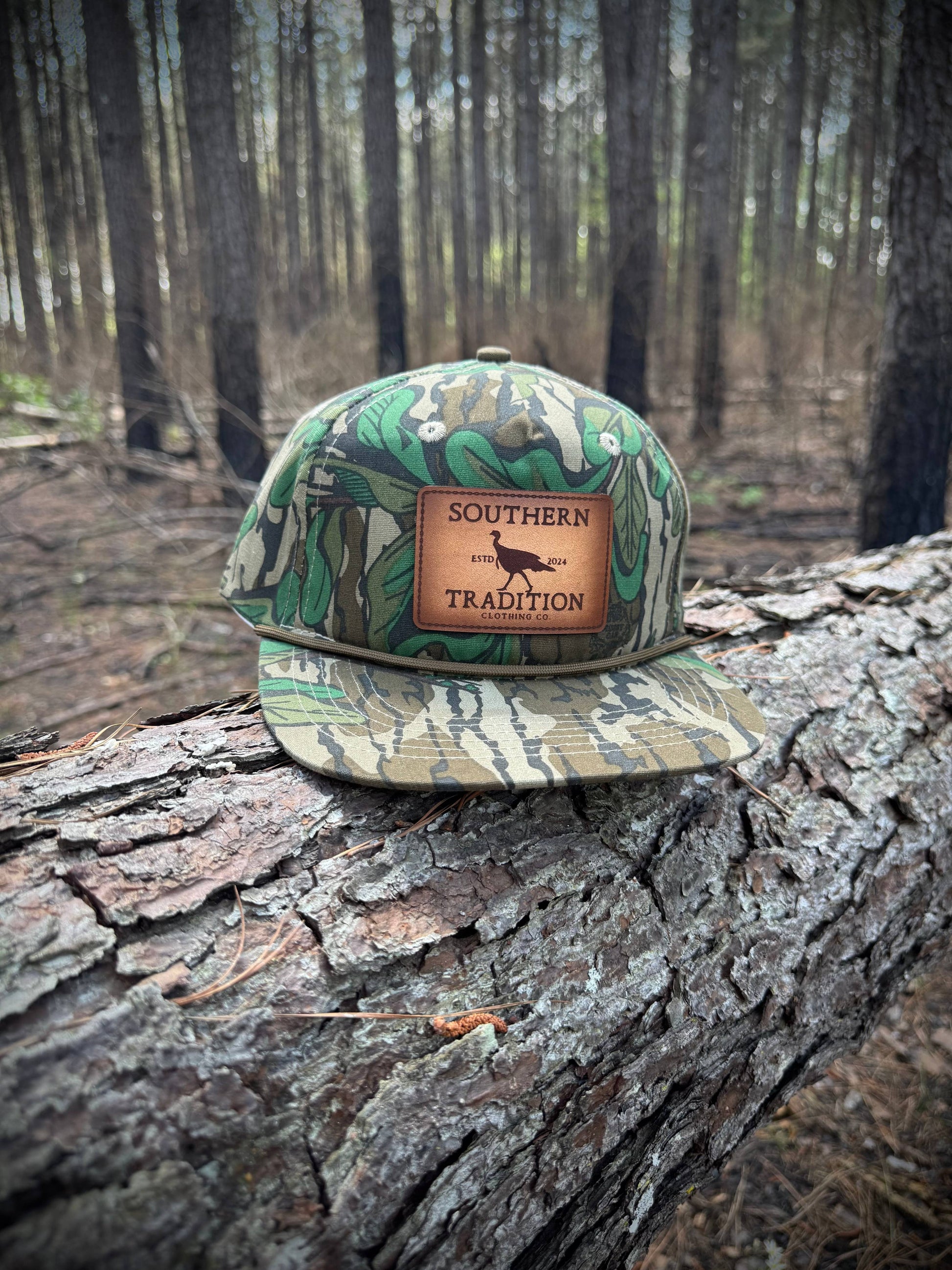 Southern Tradition Tradition Clothing Co - Flat Bill in Greenleaf Southern Tradition Tradition Clothing Co