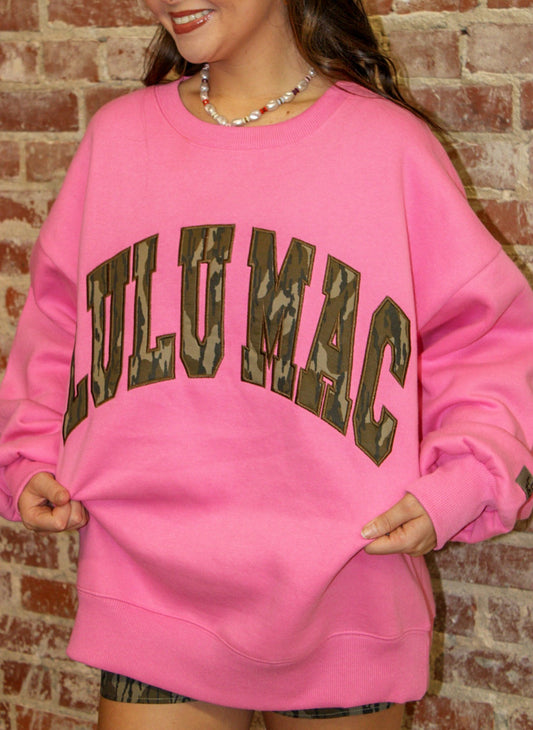 Lulu Mac Bubblegum Pink w/ Mossy Oak Bottomland Girlie Girl Originals