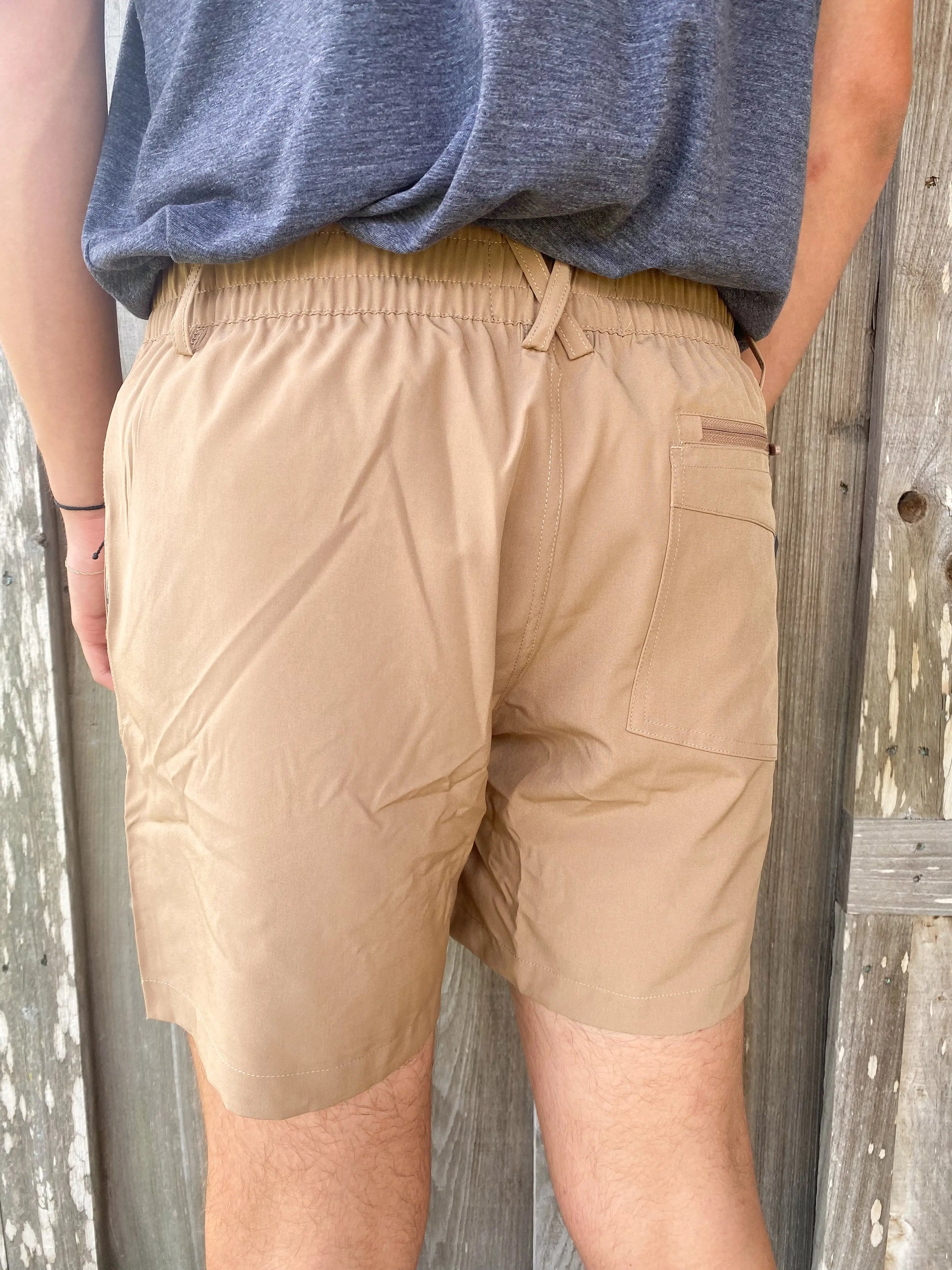 BURLEBO Everyday Shorts - Desert Tan (All Over Duck Pocket) BURLEBO