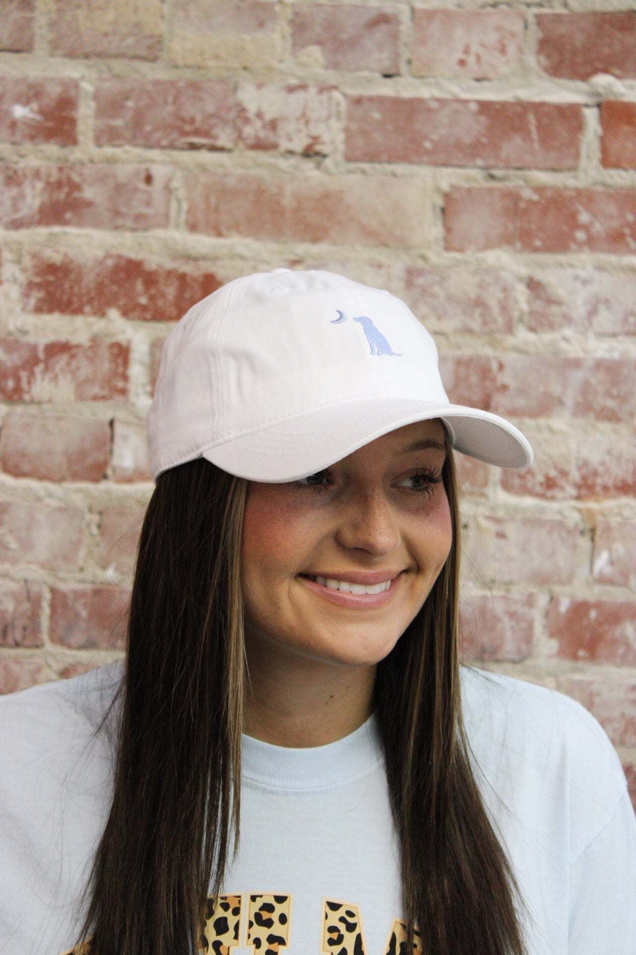 Local Girl White Dad Hat local boy outfitters