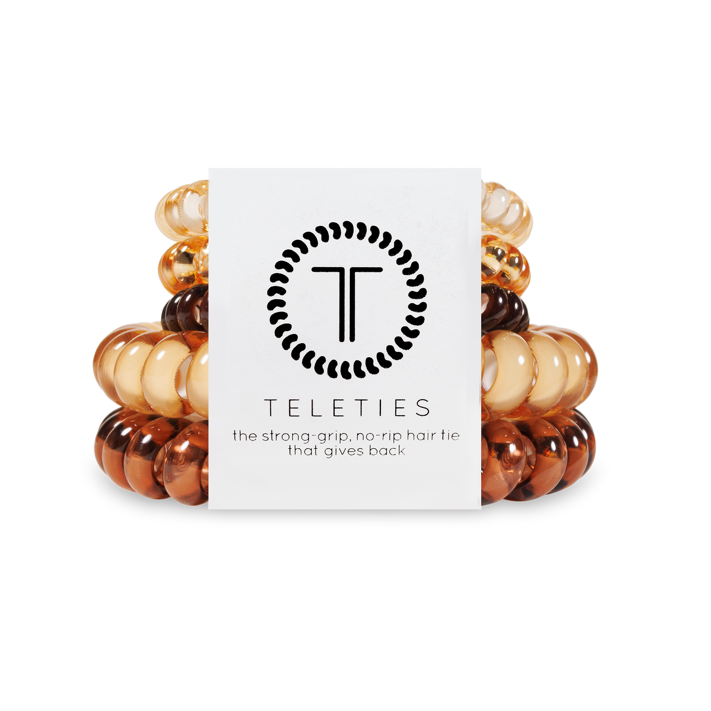 TELETIES - Spiral Hair Coil | Mix Pack | Anything But Basic Hair Ties TELETIES