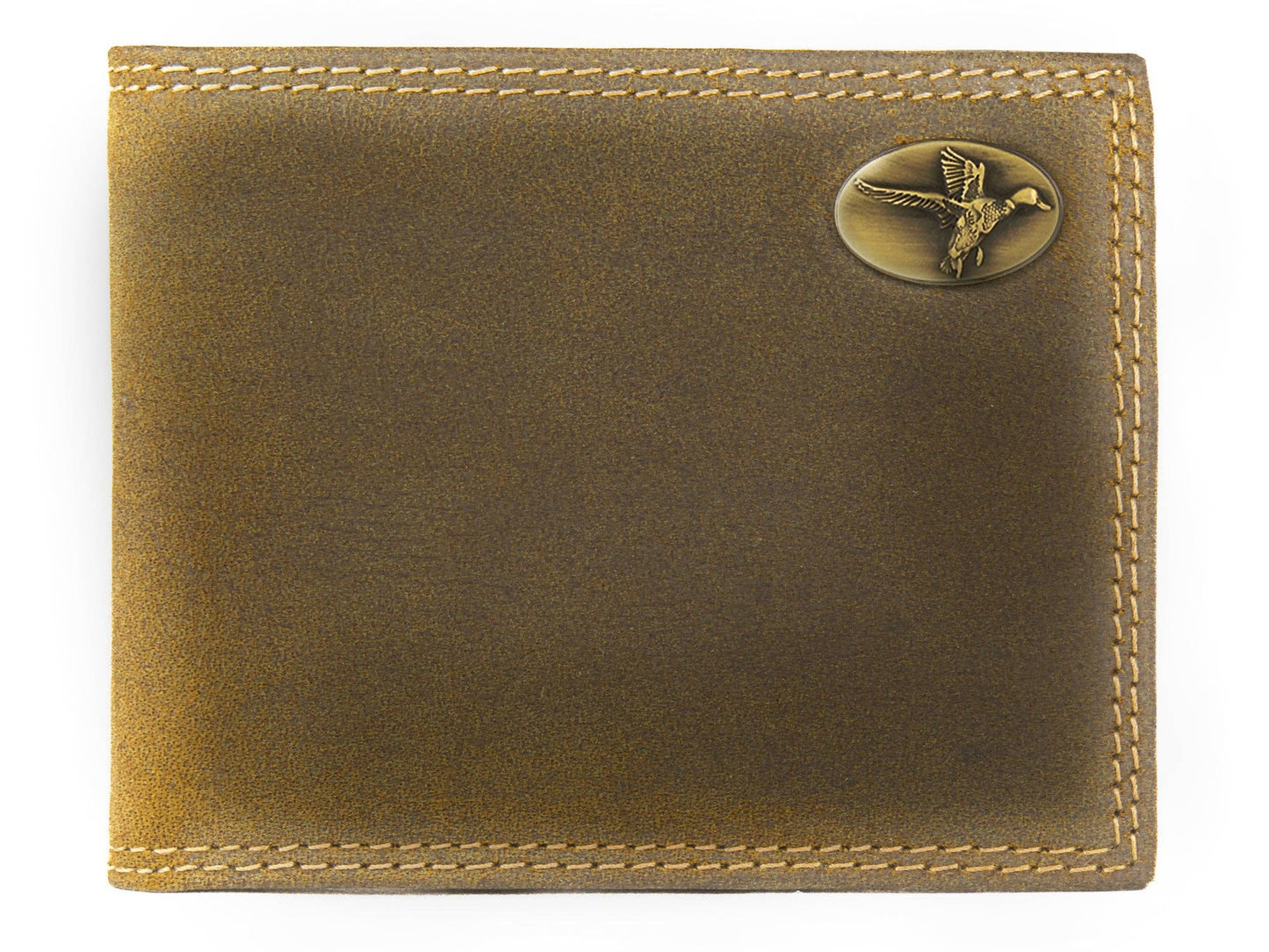 Zep-Pro - Mallard Vintage Tan Leather Bifold Wallet Zep-Pro
