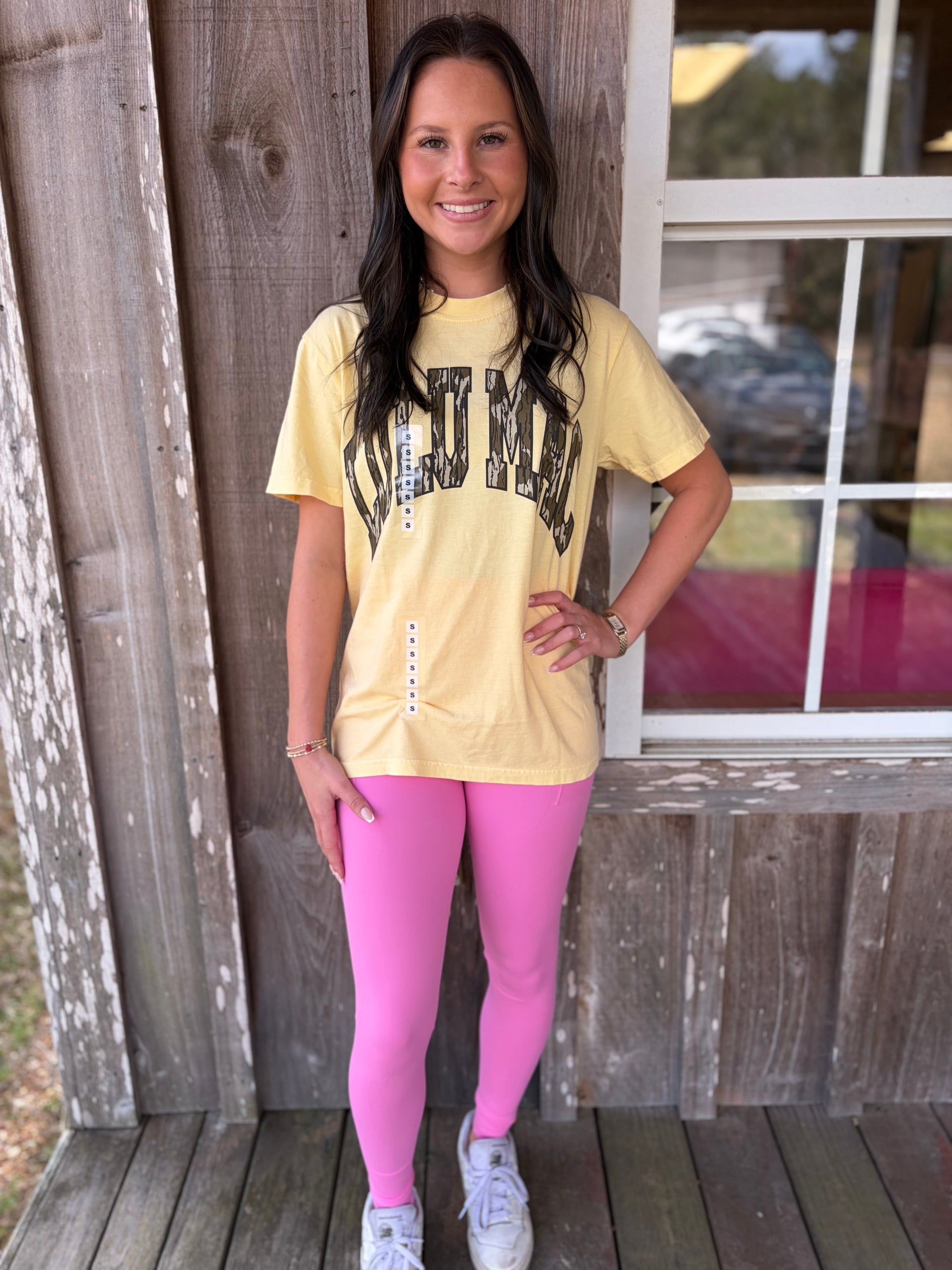 Lulu Mac Pink Solid Leggings Girlie Girl Originals