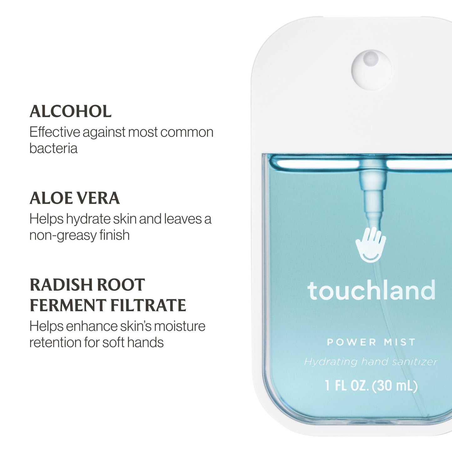 Touchland - Frosted Mint Power Mist Hydrating Hand Sanitizer Touchland