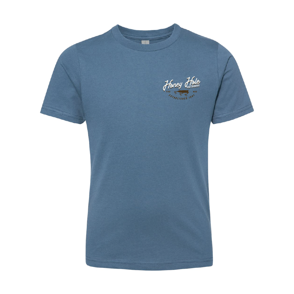 Honey Hole Outdoors - Youth Shirt -  Eagle Two: YXS (4-5) Honey Hole Outdoors
