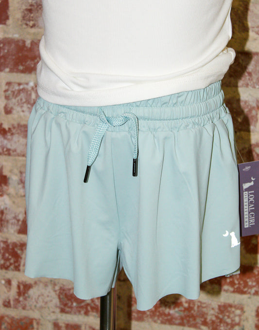 Local Girl Youth Jade Petal Shorts LOCAL BOY OUTFITTER