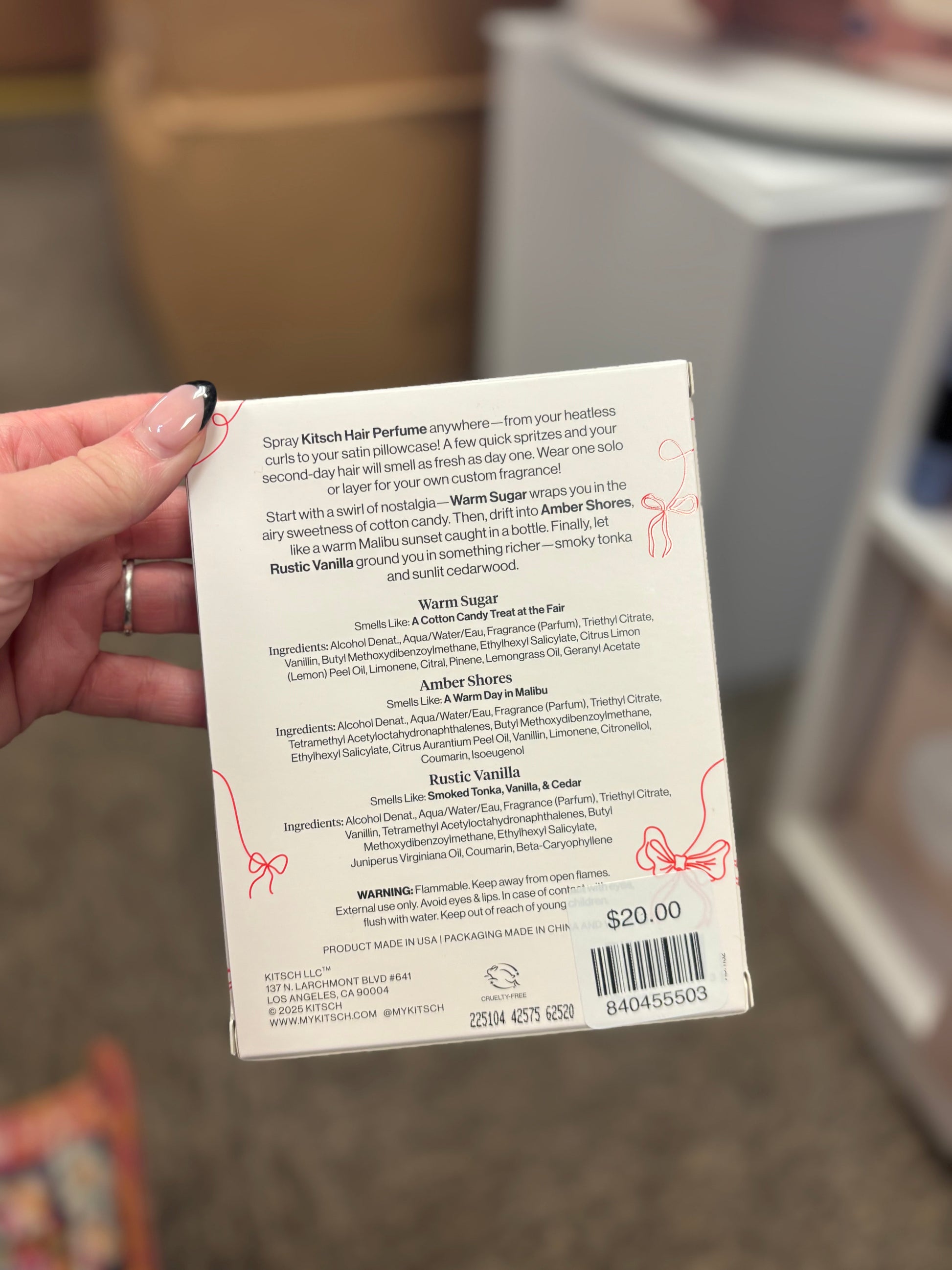 Holiday Hair Perfume Trio Set KITSCH