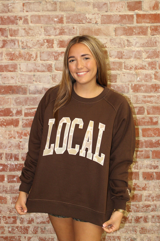 LG Crescent Crew Local girl SOUTHERN SUNDROP BOUTIQUE