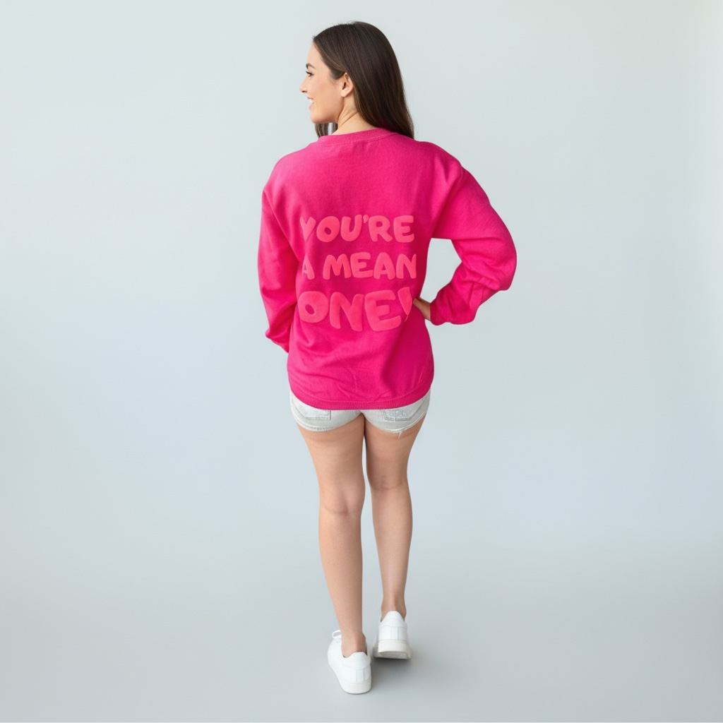 You’re a Mean One Crewneck Sweatshirt Bird & Co Wholesale Tees