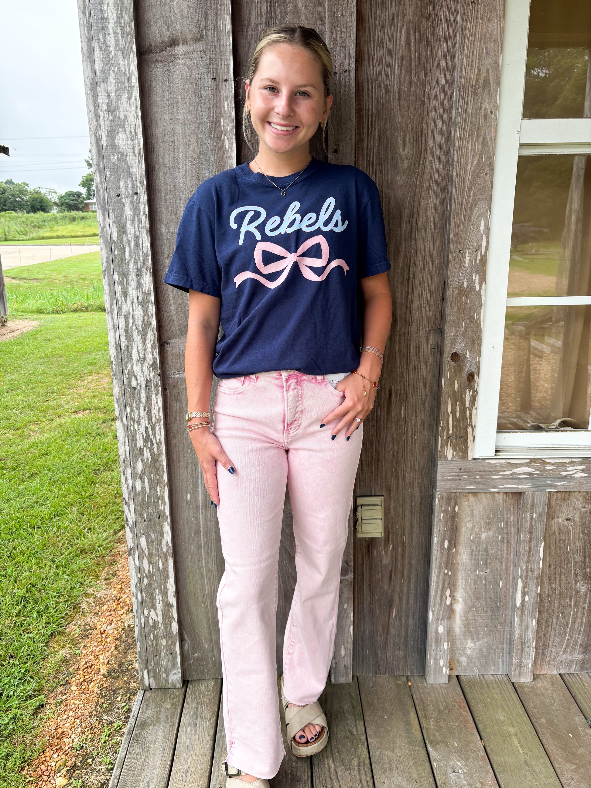 Rebels Coquette Bows Graphic Tee Gia Gifts Boutique