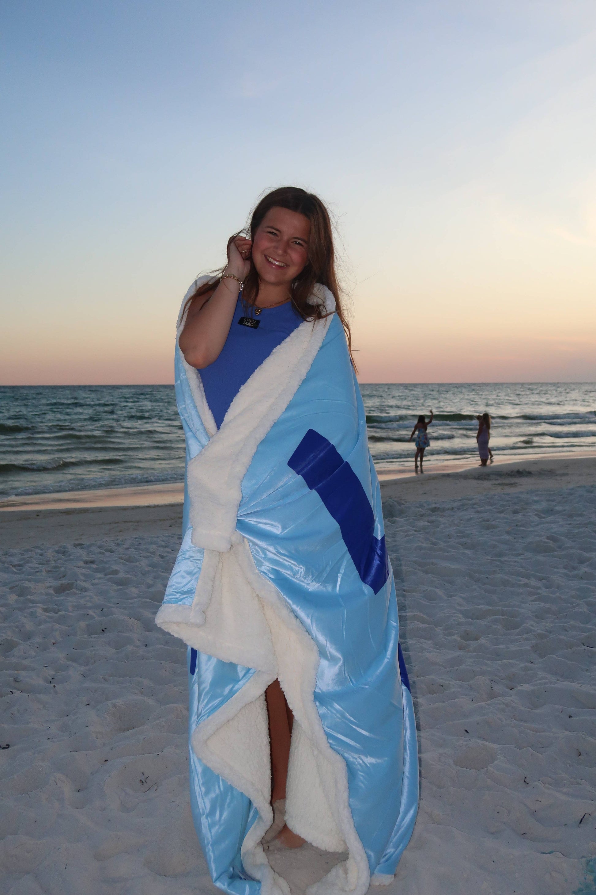 Girlie Girl Originals - LM-BK LULU MAC BLANKET BLUE Girlie Girl Originals