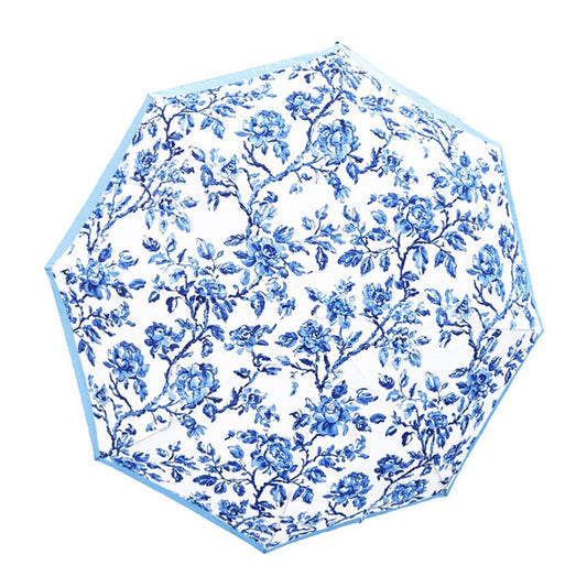 Girlie Girl Originals - Lulu Mac Umbrella-Blue Floral Girlie Girl Originals
