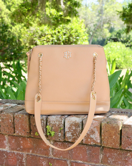 Caroline Hill - Teegan Tote Tan: Default Caroline Hill