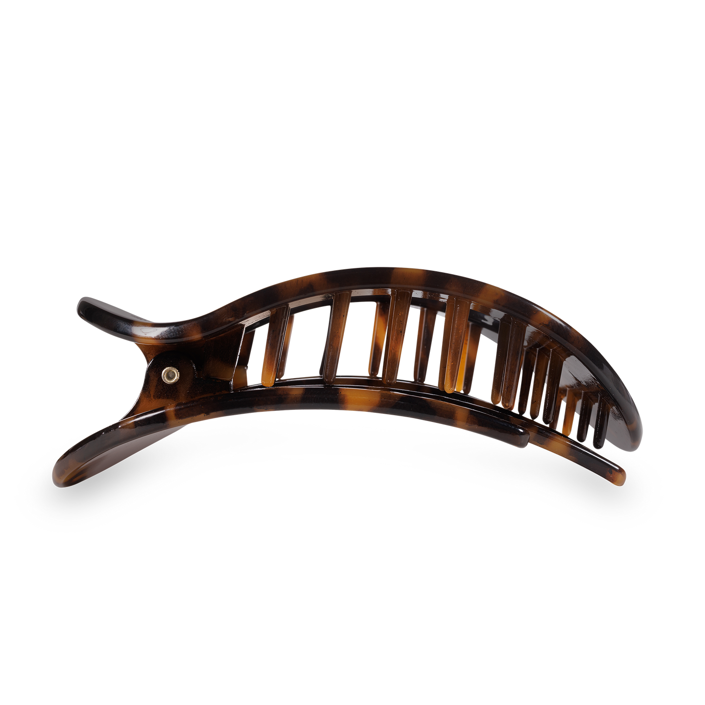 TELETIES - Round Flat Hair Clip | Large | Tortoise TELETIES