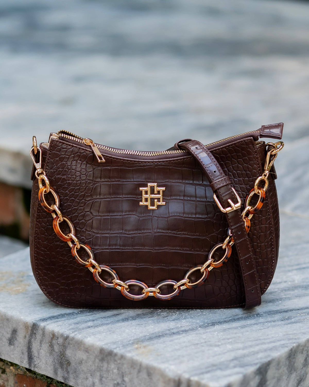 Caroline Hill - Charlee Crossbody Chocolate EC: Default Caroline Hill