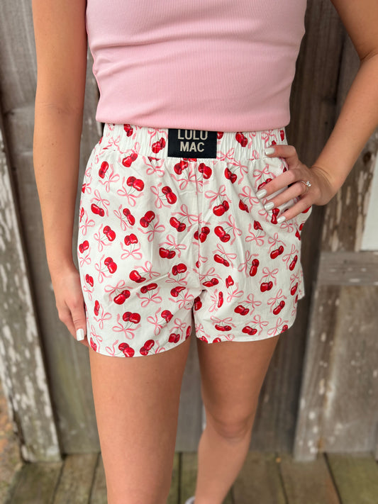 Lulu Mac Cherry Boxer Short
