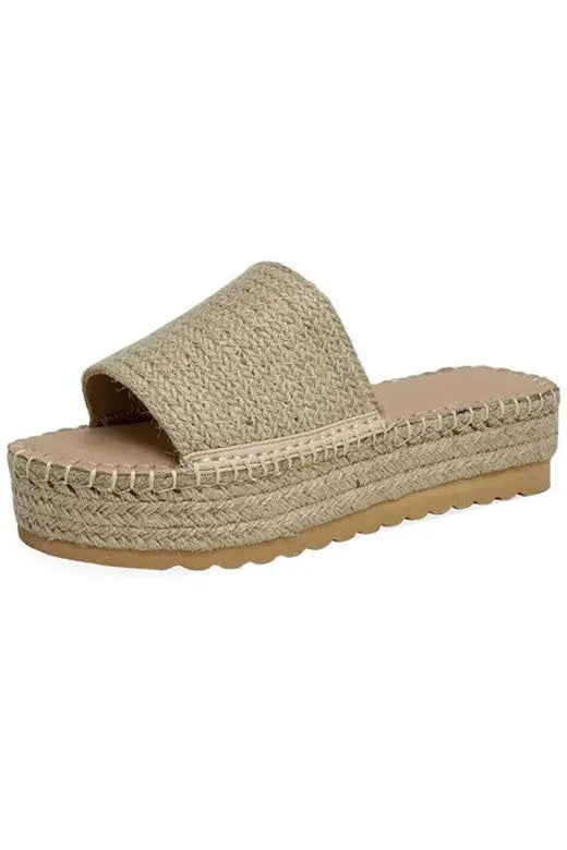 Women's Platform Espadrille Open Toe Sandals L.A Shoe King