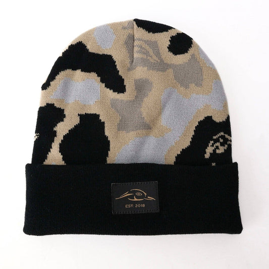 American Flyway Waterfowl - Hardwoods OSC Beanie: BLACK CUFF HARDWOODS OSC American Flyway Waterfowl