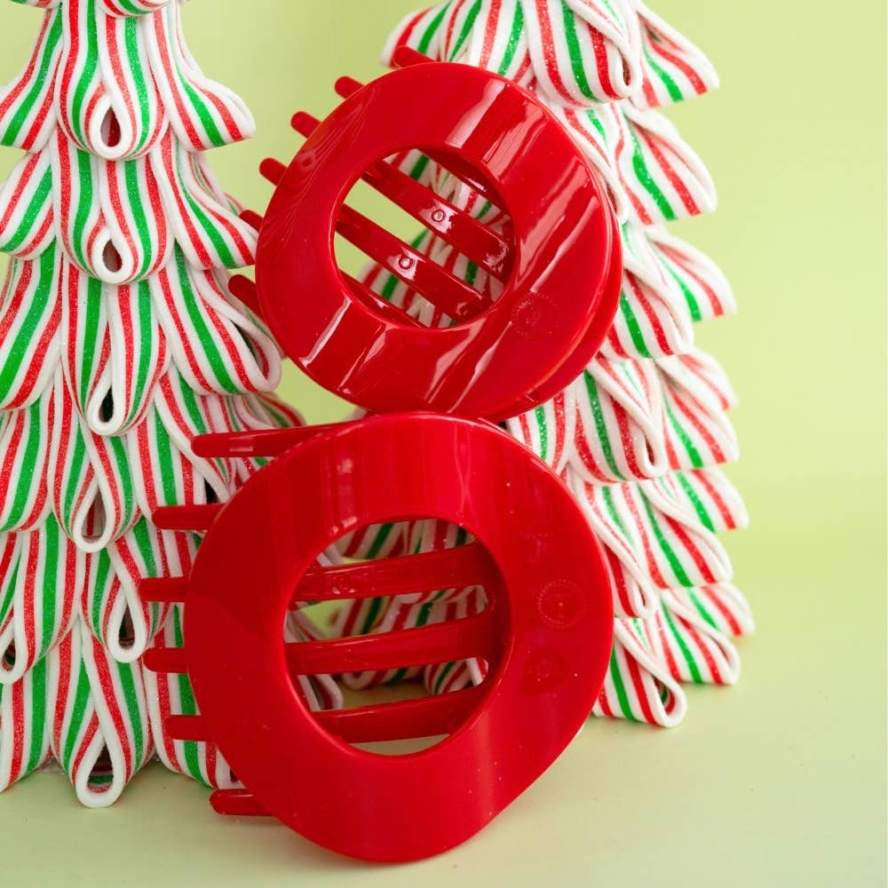 TELETIES - Red Carpet Ready | Medium | Flat Circle Hair Clip TELETIES