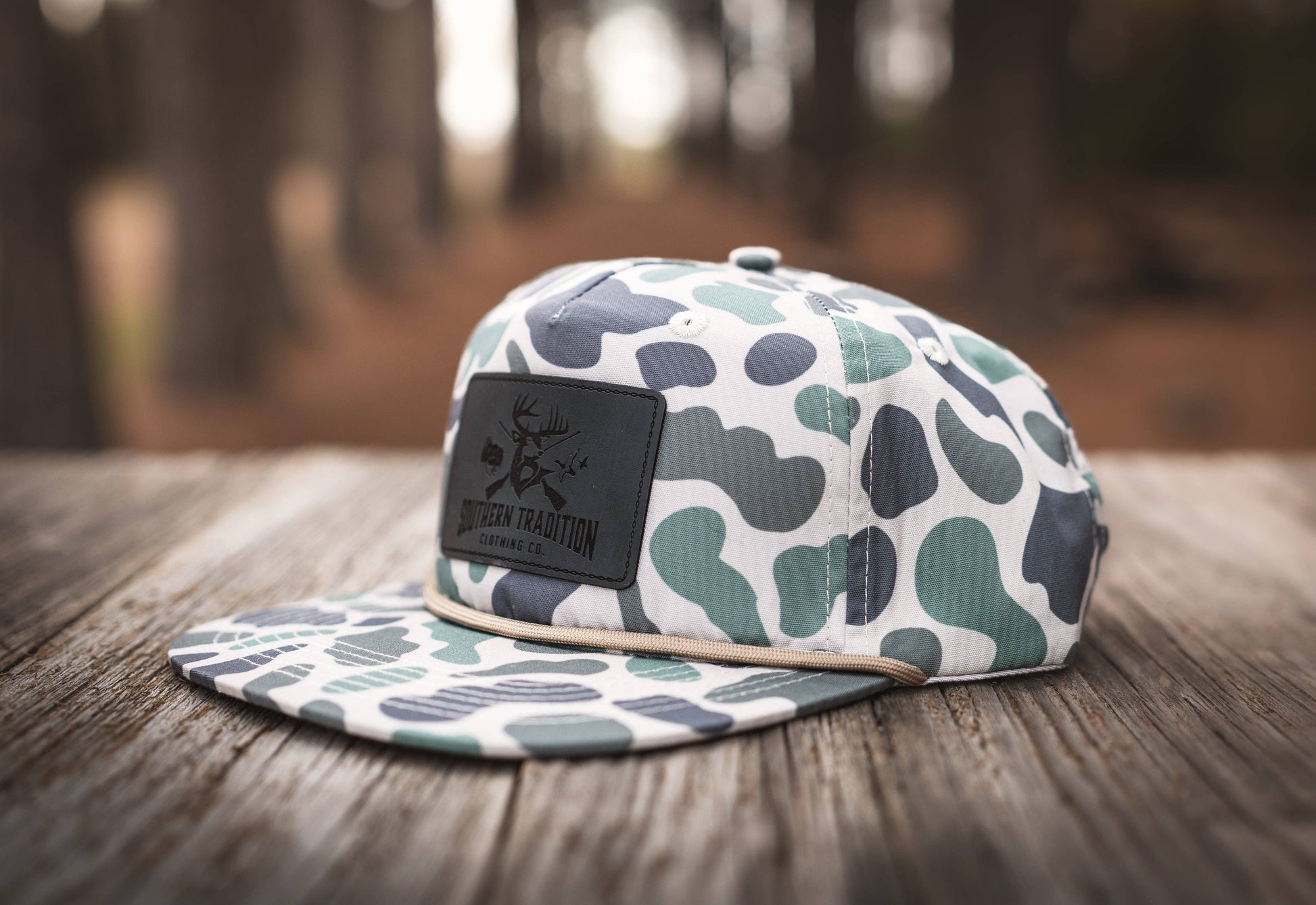Southern Tradition Tradition Clothing Co - Flat Bill Marsh Camo Southern Tradition Tradition Clothing Co