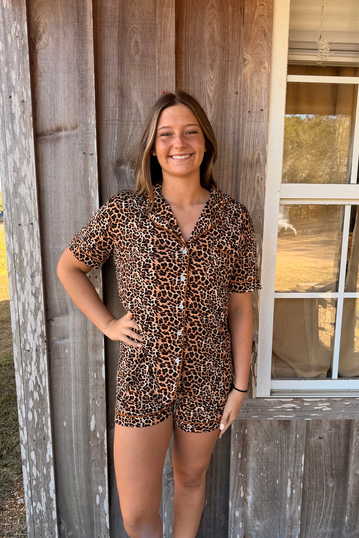 Lulu Mac LEOPARD Pajama Set